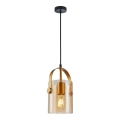 ITALUX - Hanglamp aan een koord NANESMA 1xE27/40W/230V goud