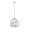 ITALUX - Hanglamp aan een koord PALERMO 1xE27/40W/230V diameter 32 cm wit