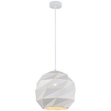 ITALUX - Hanglamp aan een koord PALERMO 1xE27/40W/230V diameter 32 cm wit