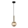 ITALUX - Hanglamp aan een koord RAVENA 1xE27/5W/230V messing