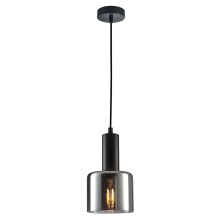ITALUX - Hanglamp aan een koord SANTIA 1xE27/40W/230V zwart