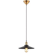ITALUX - Hanglamp aan een koord VERDA 1xE27/40W/230V diameter 26 cm zwart