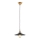 ITALUX - Hanglamp aan een koord VERDA 1xE27/40W/230V diameter 26 cm zwart