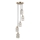 ITALUX - Hanglamp aan kabel ALMA 5xE27/40W/230V goudkleurig