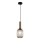 ITALUX - Hanglamp aan kabel ANTIOLA 1xE27/40W/230V Ø 15 cm brons