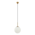 ITALUX - Hanglamp aan kabel DEORE 1xE27/40W/230V pr. 25 cm brons