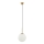 ITALUX - Hanglamp aan kabel DEORE 1xE27/40W/230V pr. 25 cm brons