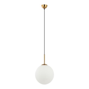 ITALUX - Hanglamp aan kabel DEORE 1xE27/40W/230V pr. 30 cm brons