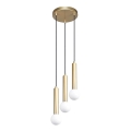 ITALUX - Hanglamp aan kabel FILANO 3xG9/5W/230V goud