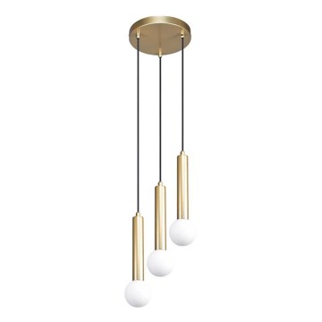 ITALUX - Hanglamp aan kabel FILANO 3xG9/5W/230V goud
