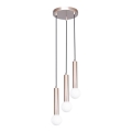 ITALUX - Hanglamp aan kabel FILANO 3xG9/5W/230V roségoud