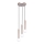 ITALUX - Hanglamp aan kabel FILANO 3xG9/5W/230V roségoud