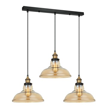 ITALUX - Hanglamp aan kabel HUBERT 3xE27/40W/230V