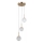 ITALUX - Hanglamp aan kabel PADRI 3xG9/5W/230V goudkleurig