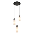 ITALUX - Hanglamp aan kabel SANTOS 3xG9/40W/230V zwart