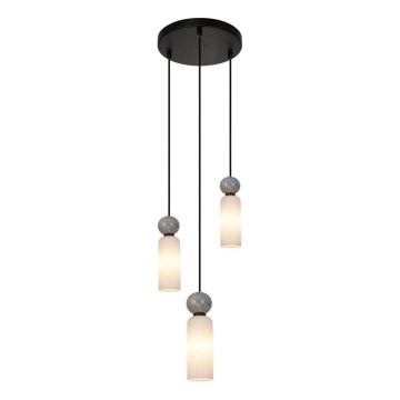 ITALUX - Hanglamp aan kabel SANTOS 3xG9/40W/230V zwart