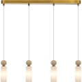 ITALUX - Hanglamp aan kabel SANTOS 4xG9/40W/230V goudkleurig