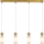 ITALUX - Hanglamp aan kabel SANTOS 4xG9/40W/230V goudkleurig
