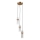 ITALUX - Hanglamp aan kabel TARASO 3xE14/40W/230V goudkleurig