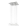 ITALUX - Hanglamp aan koord DIAMOND 4xGU10/50W/230V + 12xG4/10W