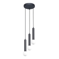 ITALUX - Hanglamp aan snoer FILANO 3xG9/5W/230V zwart