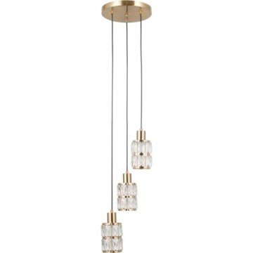 ITALUX - Hanglamp met kabel ALMA 3xE27/40W/230V goud