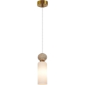 ITALUX - Hanglamp met kabel SANTOS 1xG9/40W/230V goudkleurig