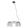 ITALUX - Hanglamp met kabel SIMONA 6xE14/40W/230V zwart/goud
