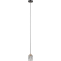 ITALUX - Hanglamp met kabel TORNO 1xE14/40W/230V zwart/goud