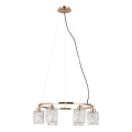 ITALUX - Kroonluchter aan kabel SIMONA 6xE14/40W/230V goud