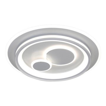 ITALUX - LED-dimbare plafondlamp PARCO LED/55W/230V 3000-6500K Ø 50 cm wit + afstandsbediening