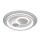 ITALUX - LED-dimbare plafondlamp PARCO LED/55W/230V 3000-6500K Ø 50 cm wit + afstandsbediening