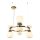 ITALUX - LED-hanglamp aan kabel EVANS LED/33W/230V 3000K goud/blauw/bruin