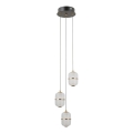 ITALUX - LED-hanglamp ALANI aan kabel 3xLED/5W/230V 3000K zwart/goud