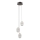 ITALUX - LED-hanglamp ALANI aan kabel 3xLED/5W/230V 3000K zwart/goud