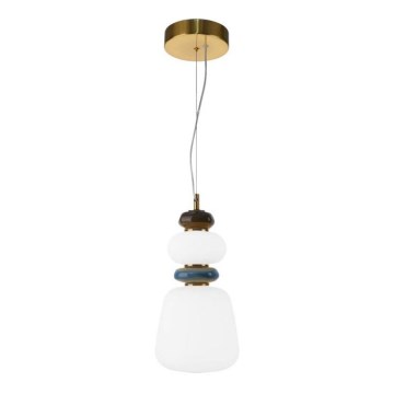 ITALUX - LED-kroonluchter met kabel EVANS LED/12W/230V 3000K goud/wit
