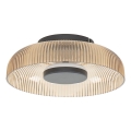 ITALUX - LED plafondlamp PASSO LED/8W/230V 3000K Ø 25 cm rookbeige