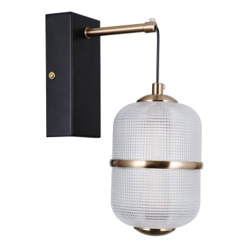 ITALUX - LED-wandlamp ALANI LED/6W/230V 3000K zwart/goud
