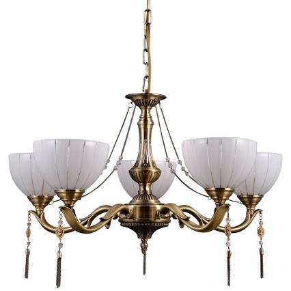 ITALUX - Hanglamp aan een ketting BAXIO 5xE27/60W/230V