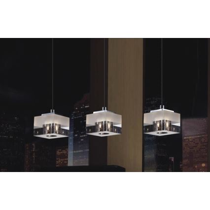 ITALUX - Hanglamp aan een koord CUBRIC 1xG9/28W/230V