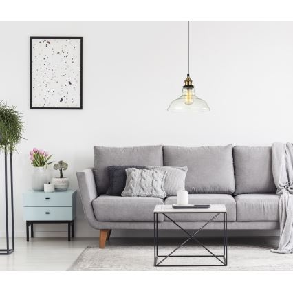 ITALUX - Hanglamp aan kabel HUBERT 1xE27/40W/230V