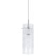 ITALUX - Hanglamp aan een koord MAX 1xE27/60W/230V chroom/doorzichtig