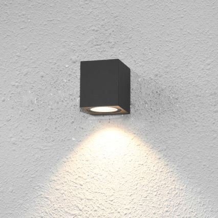 ITALUX - Wandlamp voor buiten GENTA 1xGU10/40W/230V IP54 8 cm