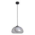 ITALUX - Pendellamp aan kabel AINALE 1xG9/7W/230V zwart/rookzwart