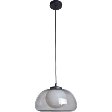 ITALUX - Pendellamp aan kabel AINALE 1xG9/7W/230V zwart/rookzwart