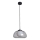 ITALUX - Pendellamp aan kabel AINALE 1xG9/7W/230V zwart/rookzwart