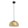 ITALUX - Pendellamp met kabel AINALE 1xG9/7W/230V zwart/rookbruin