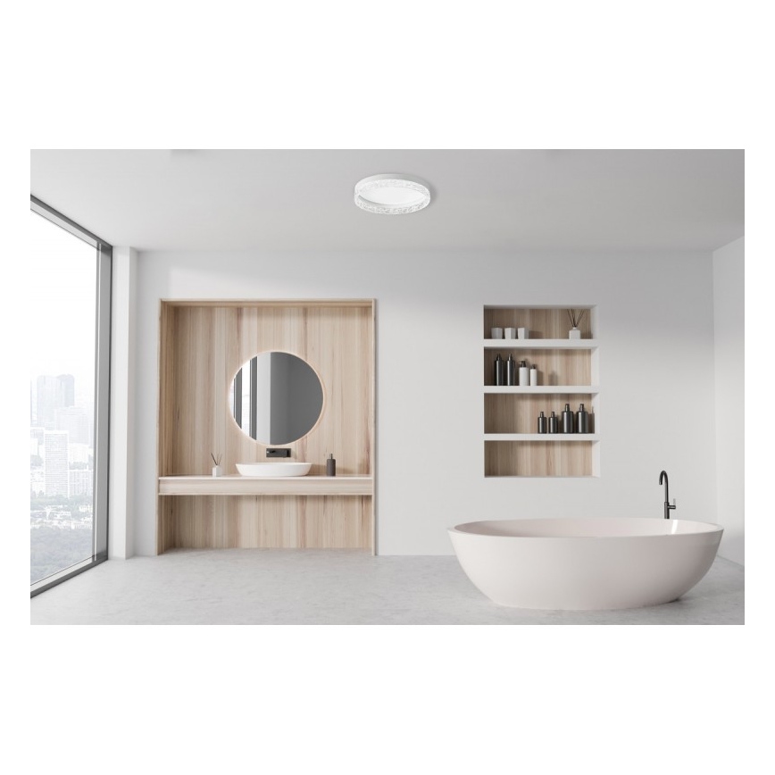 ITALUX - dimbare LED-plafondlamp RANTE LED/58W/230V 3000-6500K Ø 50 cm wit + afstandsbediening