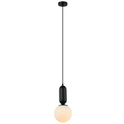 ITALUX - Hanglamp aan een koord ALDEVA 1xE27/40W/230V diameter 15 cm zwart