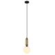 ITALUX - Hanglamp aan een koord ALDEVA 1xE27/40W/230V diameter 15 cm brons